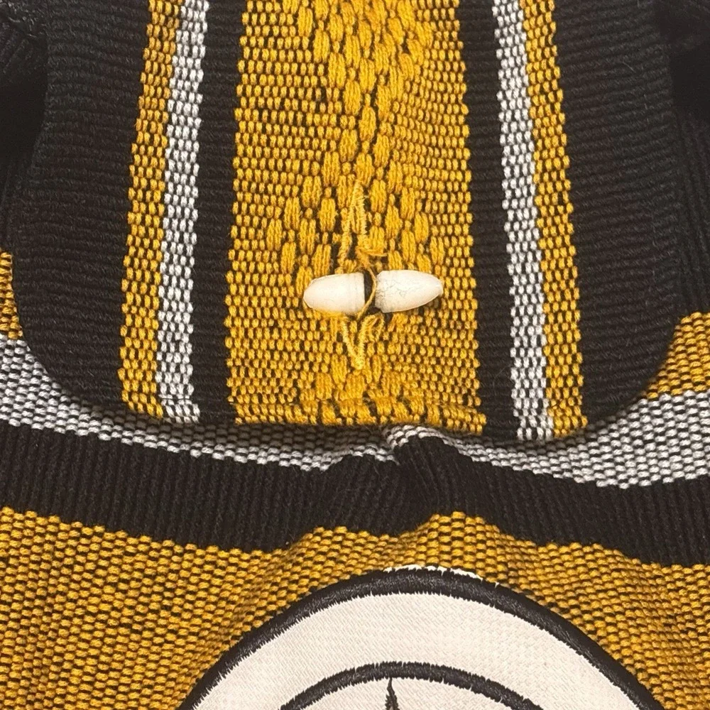 Pittsburgh Steelers Woven Mexican Baja Backpack Drawstring Boho Rucksack NFL